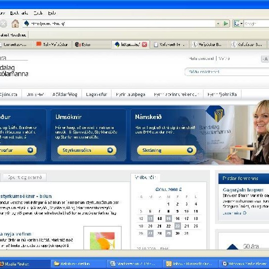 Ný og glæsileg heimasíða BHM