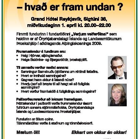 Mannréttindi í kreppu  hvað er framundan????