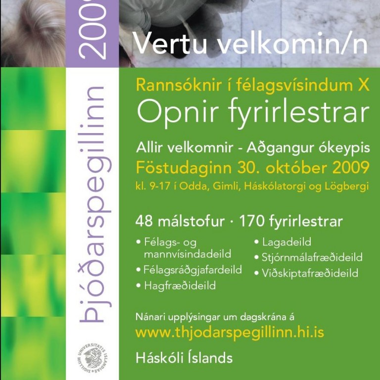 Þjóðarspegillinn 2009 -Rannsóknir í félagsvísindum